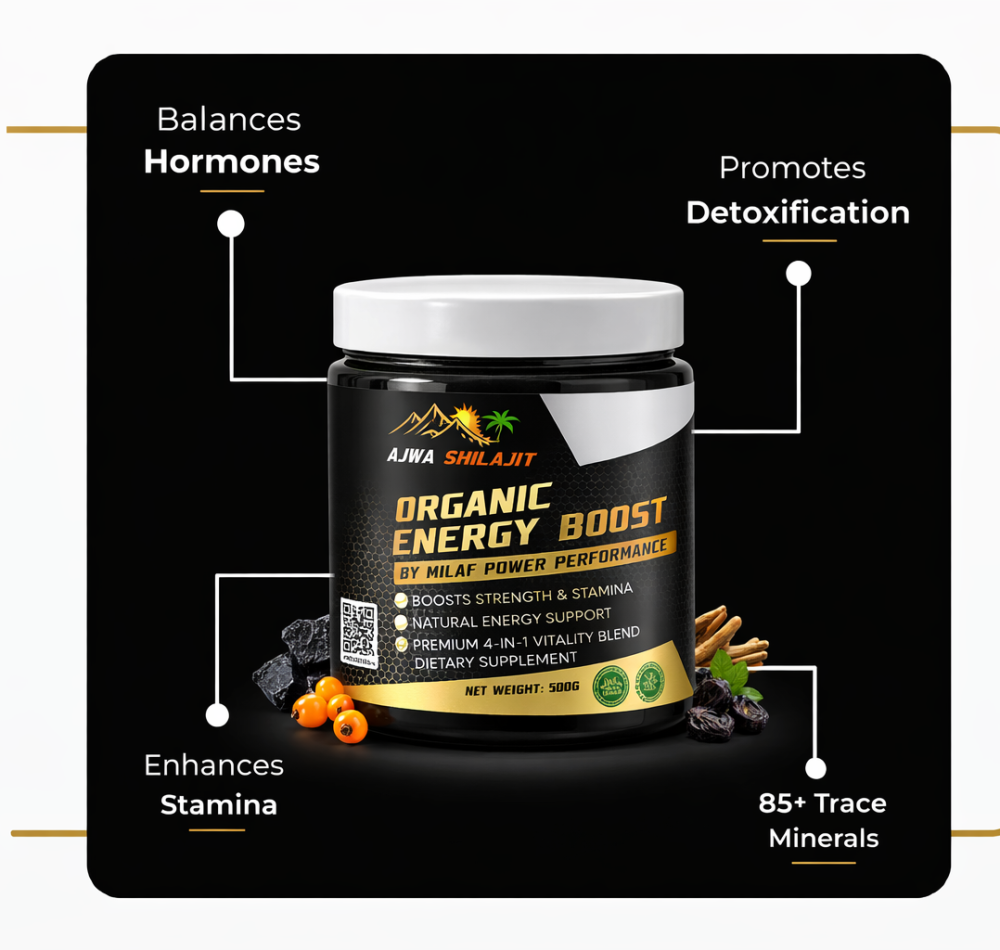 Unlock Your Full Potential with Ajwa Shilajit